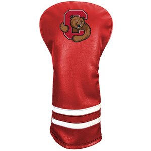 Red Vintage Driver Club Headcover Bear Through C