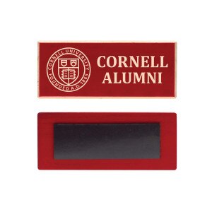 Wood Block Magnet Cornell Alumni