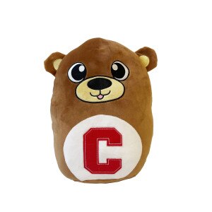 Cornell Block C Squishy Bear 8"