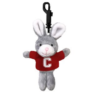 Cornell Block C Mini Plush Key Chain Bunny