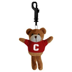 Cornell Block C Mini Plush Key Chain Bear