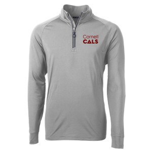 Big & Tall Cornell CALS Cutter & Buck Adapt Eco Knit Recycled Quarter Zip