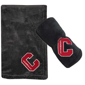 Charcoal Block C With Cornell Inside C Fleece Blanket